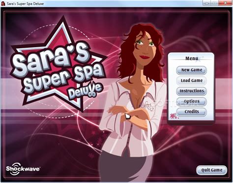 sara's super spa 3 Relaxing for your customers, yes, but you'll need fast feet to keep clients happy and the cash flowing in this action-packed Time Management game! Wash, cut, color and style hair, apply nail polish and make-up, give facials, and perform massages at Sara’s Super Spa Deluxe! Hire enough staff to keep things moving, and do your best to please